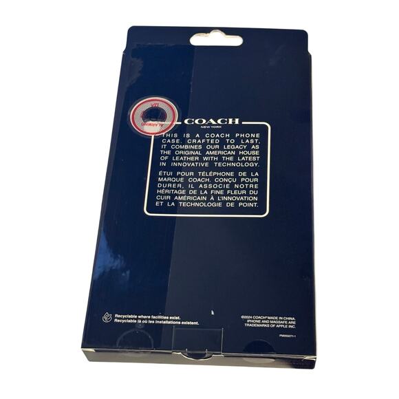 Coach Protective Case for iPhone 15 Pro Max with MagSafe Drop Protection - Picture 5 of 7